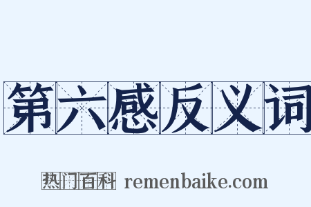 第六感反义词是什么意思的图片